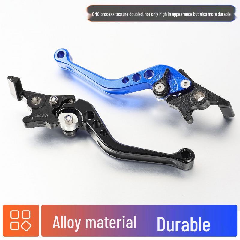 Adjustable Bull Horn Brake Levers for Little Monkey M3 Motorcycle - Front & Rear Disc Brake Modification