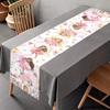 Cartoon Fairy Flower Pink Butterfly Flower Table Runner Wedding Decor Party Table Runners Kitchen Dining Table Cover Table Mats
