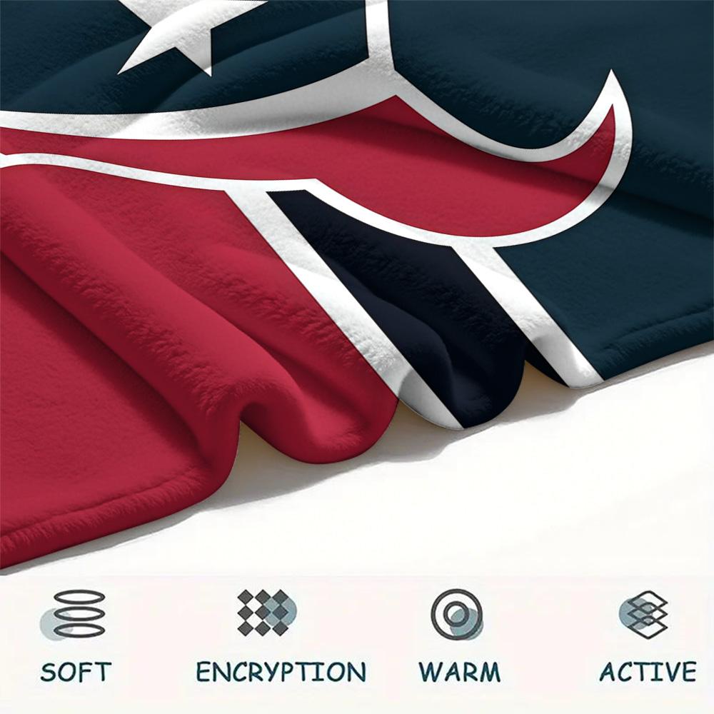 Houston Texans2 Flannel Blanket, High quality Comfortable for All Seasons, Home Decor, Warmth and Comfort