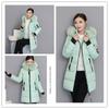 Parkas Women Long Padded Jackets Hoodie Coats Elegant Loose Casual