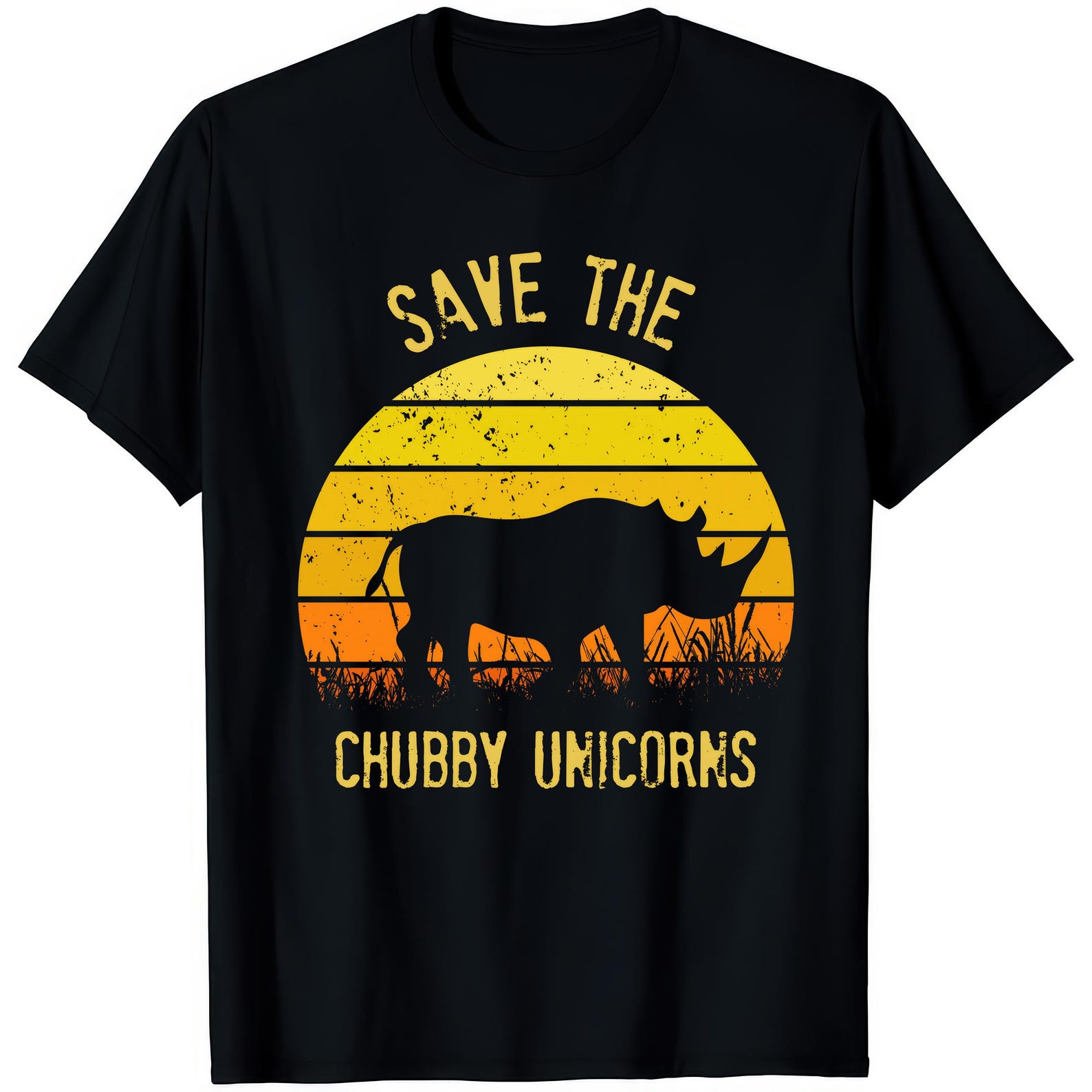 Save The Chubby Unicorns T shirt Cute Funny Unicorn Graphic Tee Gift XL