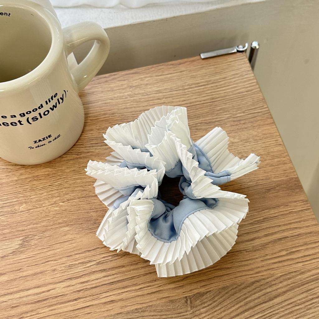 Large hair accessories for girls women band korean ties scrunchies rubber elastic kpop adults leading fashion popular fascinator