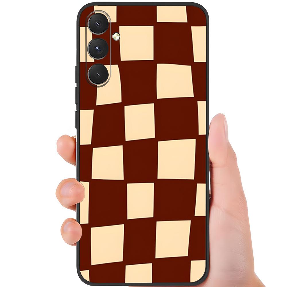 C-Checkerboard Phone Case For Samsung S26 S25 Plus S20 S20 Plus S22 Ultra S23 FE S21 Plus S21 Ultra Soft Cover Samsung S24 FE