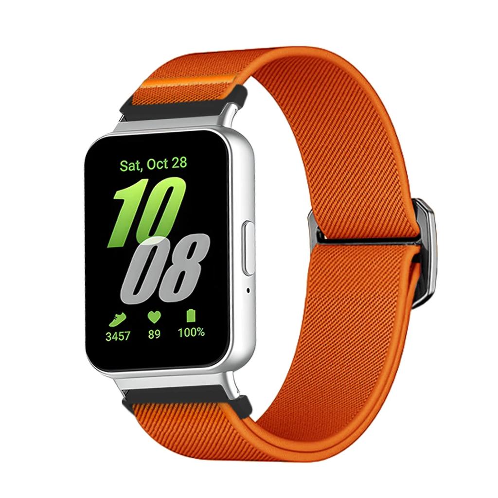 Nylon Loop Strap for Samsung Galaxy Fit 3 Adjustable Elastic Bracelet Watchband for iWatch Samsung Galaxy Fit3 Band Accessories