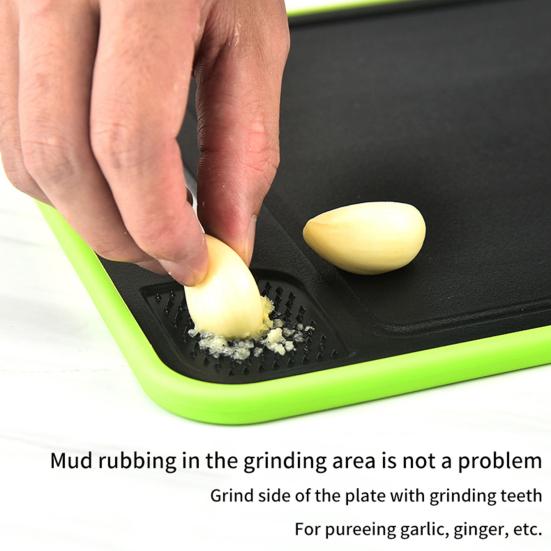 Food Chopping Board Rounded Edge Widely Used Easy To Clean Convenient Quick Thaw Tool Kitchen Supplies