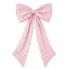 Multi-Purpose Fabric Bow Wall Decor Plaid Bow Large Fabric Bow  Wedding Photo Booth