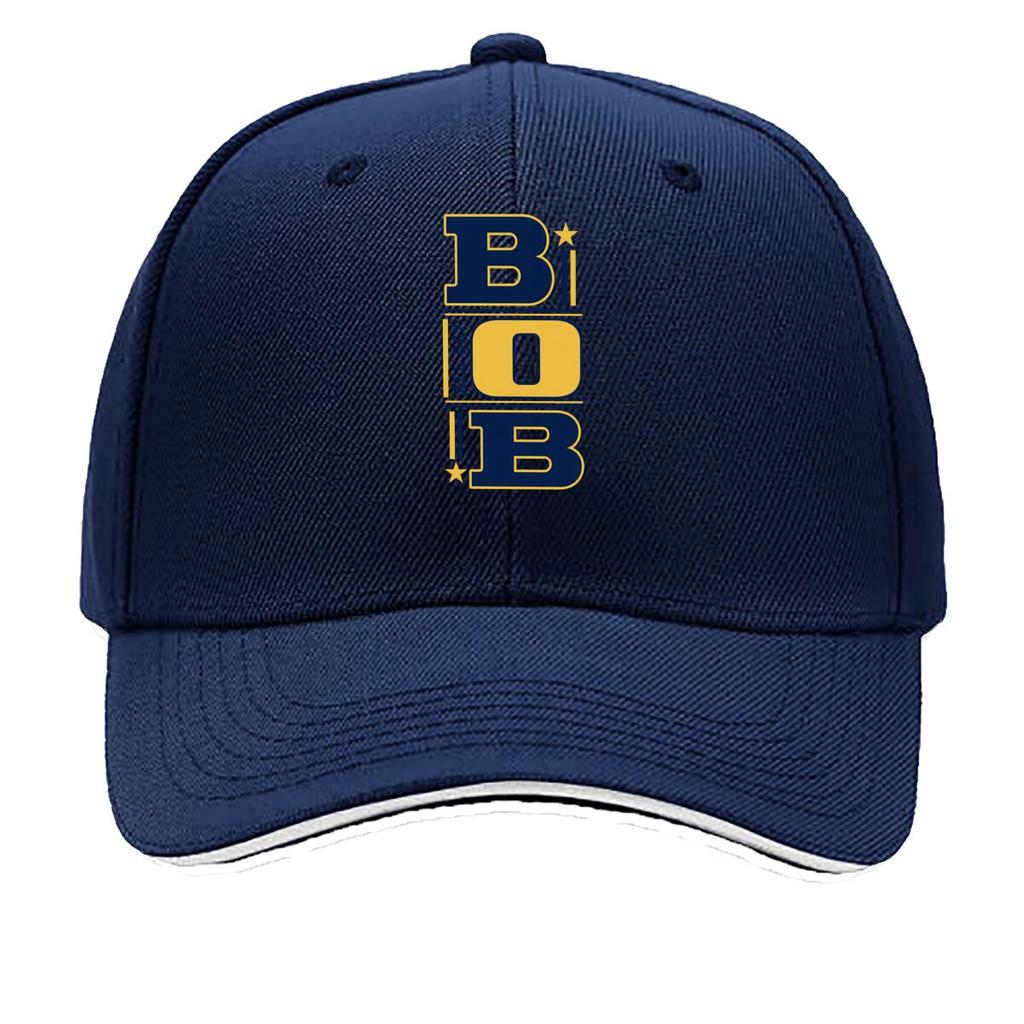 Bold Bob Minimal Letter StateUnisext Sandwich Baseball Cap Sun Cap Outdoor Workouts Hat