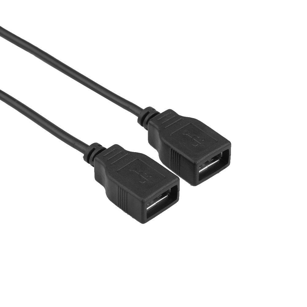 Akozon USB Charger Adapter 3A DC -DC 5V Dual USB Charger Adapter Converter Module for Car Motorcycle Phone Charging