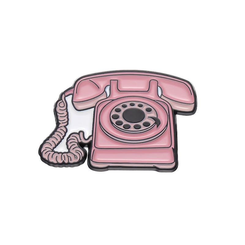 Набор брошей «Розовое сердце с бантом»: Милая и Креативная Серия Мультяшных Девочек