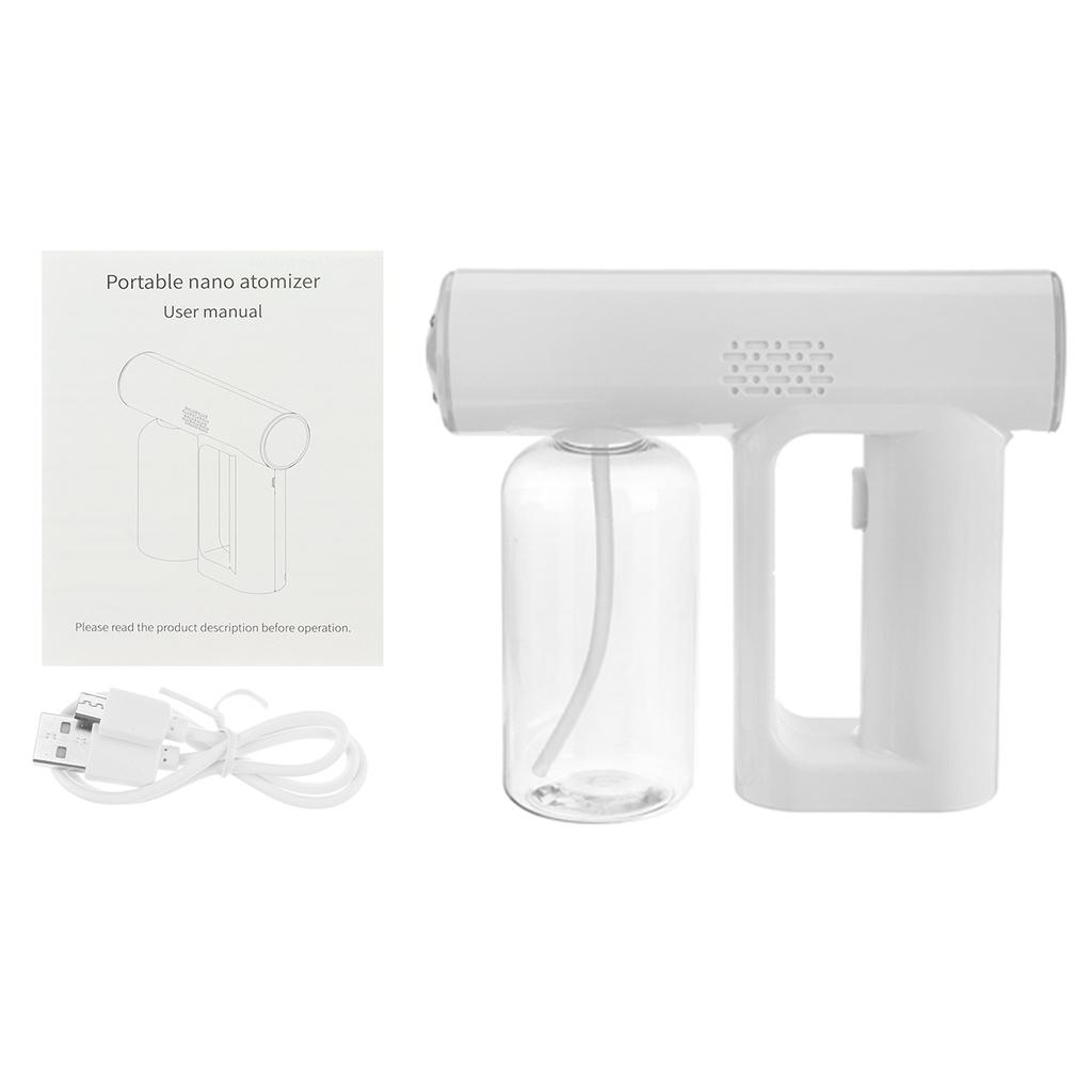 Wiederaufladbarer tragbarer kabelloser USB-Nano-Desinfektionssprüher Vernebler Sprühgerät 13W 250ML