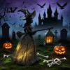 Innen Außen Hexenlampe Halloween Dekoration, Gotisch Halten Laternenlicht, Form Licht Batteriebetrieben Dekorativ für Zuhause Büro Veranda Gruselig
