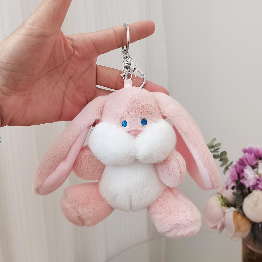 Big Fat Rabbit Bear Doll Pendant Accessories Doll Souvenir Gift Doll Ins Cute Ugly Cute Plush Pendant