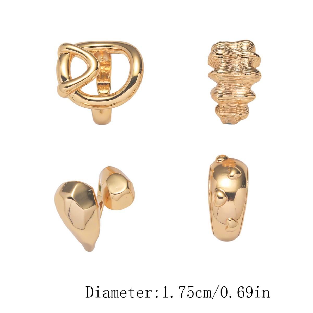 

Retro and exaggerated Bohemian ethnic style ring, fashionable and creative, diamond studded pearl design, electroplated ring one size fits all