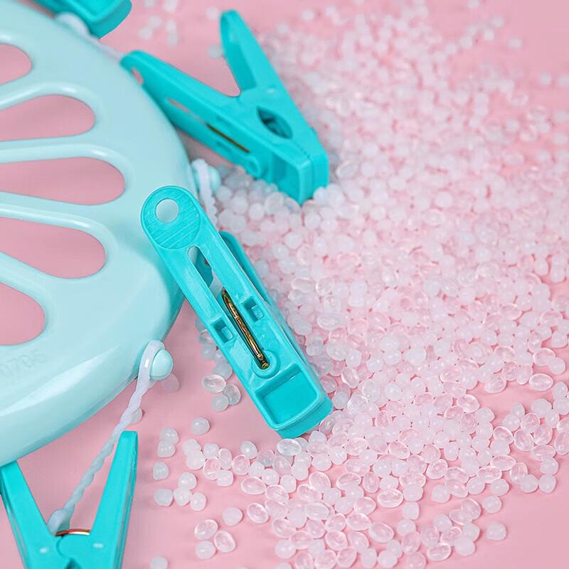 Chahua Round Plastic Drying Rack with 9 Clips