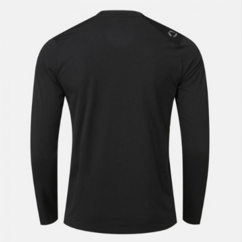 DescenT Running Quick Dry Long Sleeve T shirT B1 sq123rTl21 Blk Mgry whT