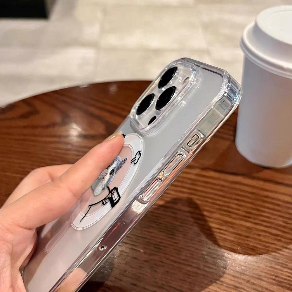 Magnetic Phone Case for iPhone 12 14 16 17 Pro 17 16 15 14 13 12 Pro Max  12 13 14 15  16 High Quality Shockproof Shell Full Protection Cute Style