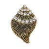 Vintage Big Conch Brooches for Women Luxury Gold Color Animal Brooch Pins Coat Accessories