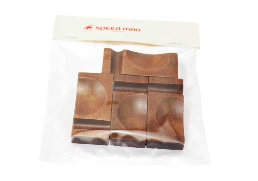 Speed Mao Japanese Modern Wooden Simple Chopstick Rests and Spoon Set of 4 Rests,