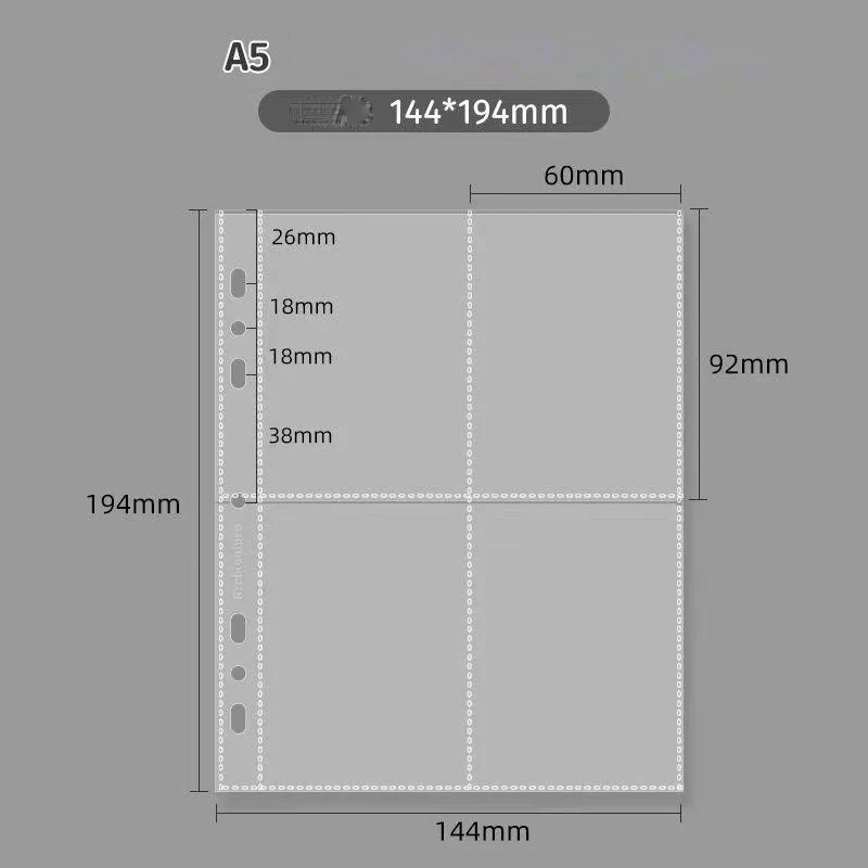Binder A5 Photocard Collect Book Magnetic Buckle Large Capacity Card Holder PU Leather Idol Photo Card Collection Album ZF932