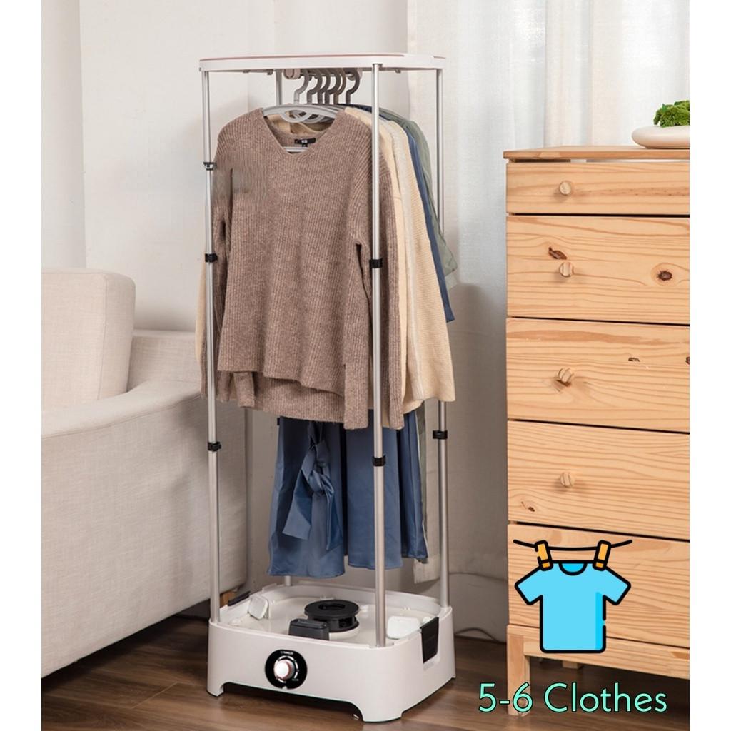 Portable Quick-Drying Machine with Intelligent Timer 900W Folding Mini Clothes Dryer for Household Dormitory