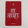[USED] IVE Secret Applemusic Face-to-face Autograph Session Trading Card Wonyoung