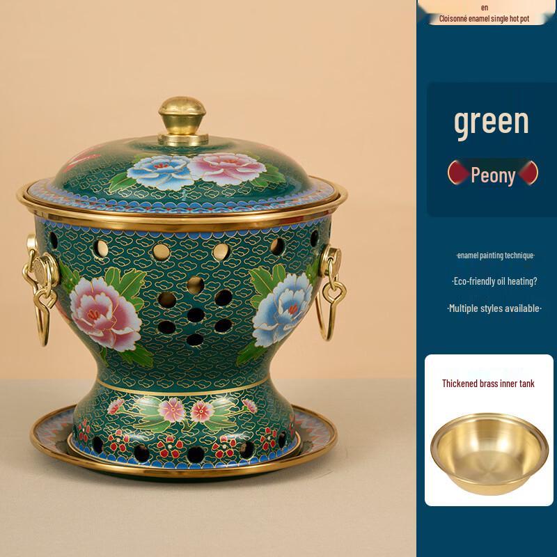 Han You Commercial Single Person Enamel Copper Hot Pot