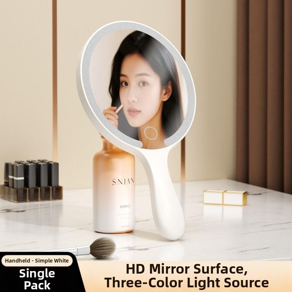 3 Color Dimmable Lights LED Makeup Mirror  Cosmetic Mirror with Fill Light  Home Use
