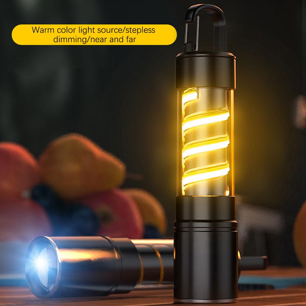 Rechargeable LED Flashlight Ultra-Bright Long Lasting Multifunctional Lantern For Night Fishing