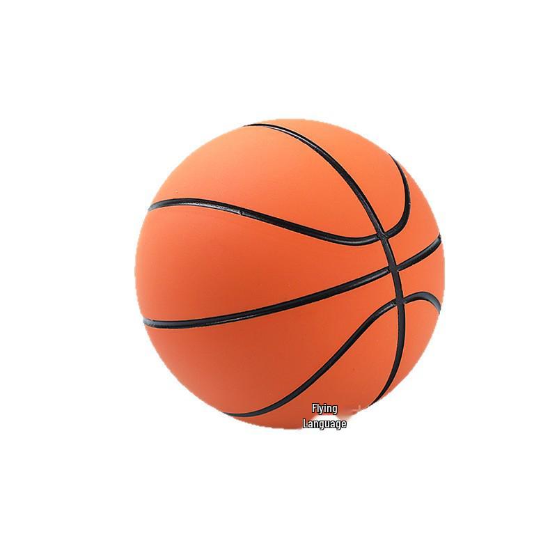 6cm Mini Rubber Basketball for Kindergarten - High Elasticity, Drop-Resistant, Hollow Leather Ball