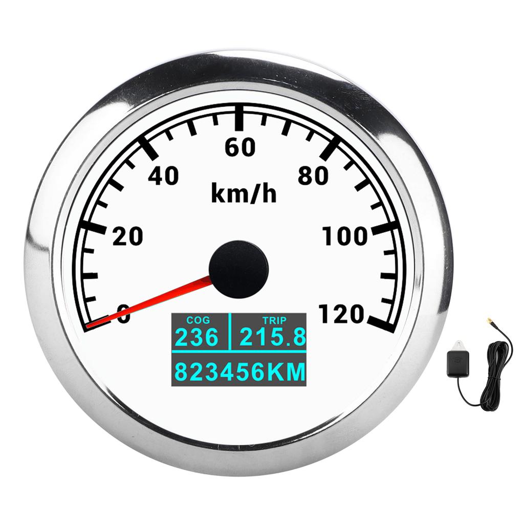 GPS Pointer Tachometer Speedometer 3 In 1 High Precision Multifunctional 9‑32V DC