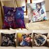 Dark American Game AAlice Madness Returns Cushion Cover Pillowcase Antidustmite Living Room Sofa Decor Cushion Room