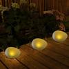 1/2/4PCS Solar Pebble Lights Outdoor Garden Colorful Waterproof IP45 Patio Pathway Swimming Pool Wedding Dinner Holiday Decor
