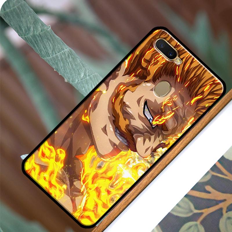 Escanor Seven Deadly Sins Case For OPPO A83 A91 A93 A1K A15 A3S A54 A74 A94 A5 A9 A31 A53 A52 A72 A53S Back Cover