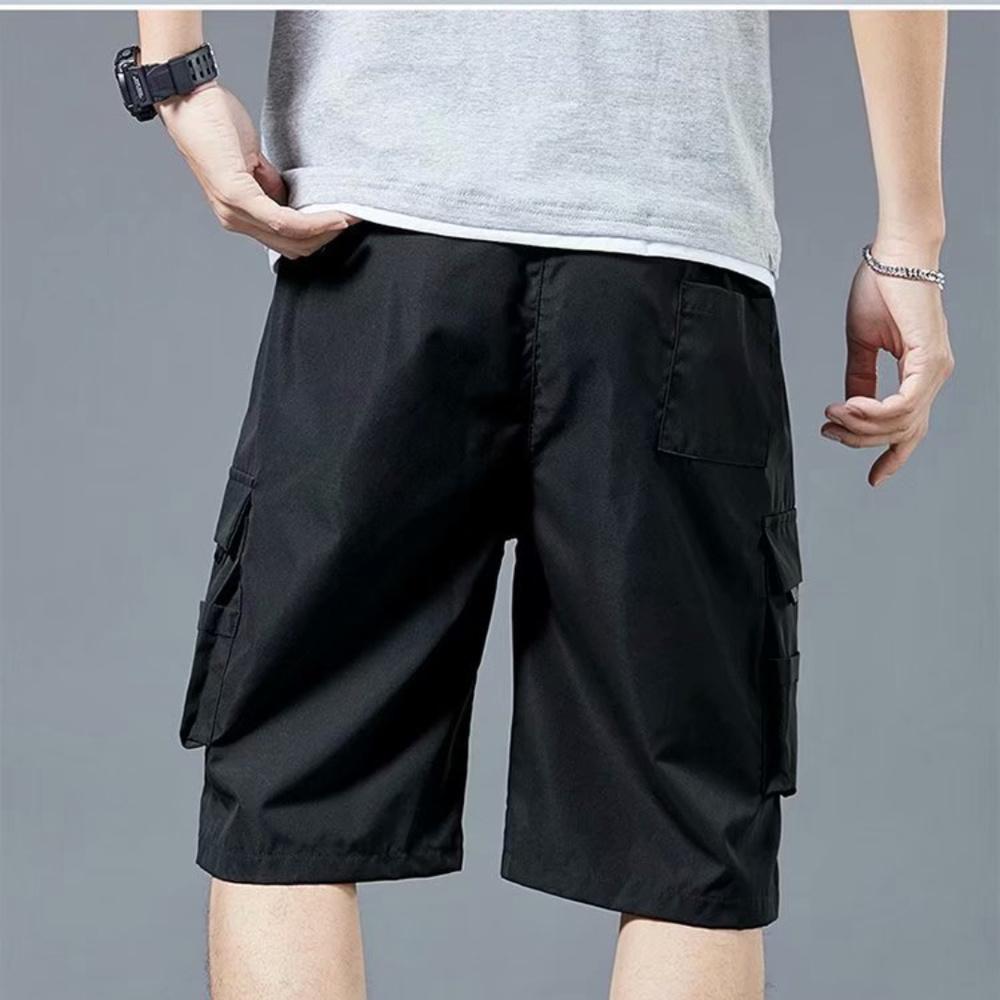 Men Shorts Outdoor Wear-Resistant Cargo Shorts Quick Dry Multi-pocket Plus Size Bottoms