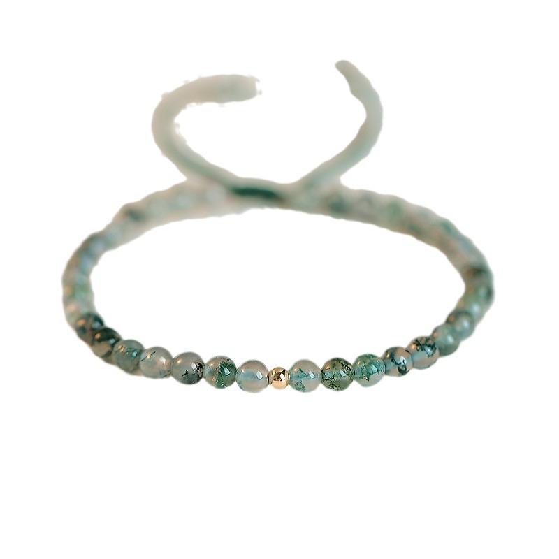 Armband mit Natursteinperlen, verstellbare Kordel, geflochtene Armbänder für Damen und Herren, handgefertigt, bunte Quarzkristall-Armbänder
