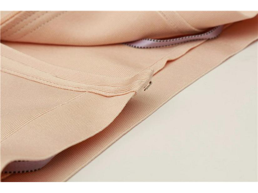 Szykowna spódnica bandażowa midi: Elegancki krój z wysokim stanem, elastyczny, dopasowany do bioder