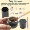 CNC Manual Coffee Grinder with Aluminum Shell & 420 Stainless Steel Conical Blade