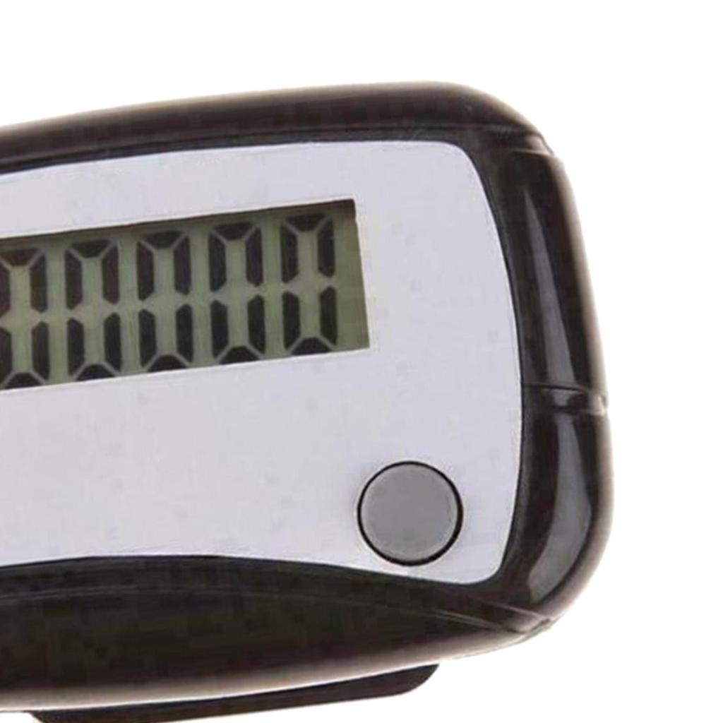 Pedometer Step Counter Gadgets Convenient Portable Exercise Belt Clip Electronic Pedometer for Fitness Walking Jogging Hiking