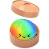 Giocattolo Squishy a Forma di Raviolo Color Arcobaleno con Bambù a Lenta Risalita Palla Antistress Fidget Giocattoli Morbidi da Spremere per Adulti e Bambini