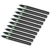 10PCS Metallic Marker Pens Emerald Marker Pens for Graffiti Wood Painted Ceramics Glass Fluid Spread Graffiti Marker Pen