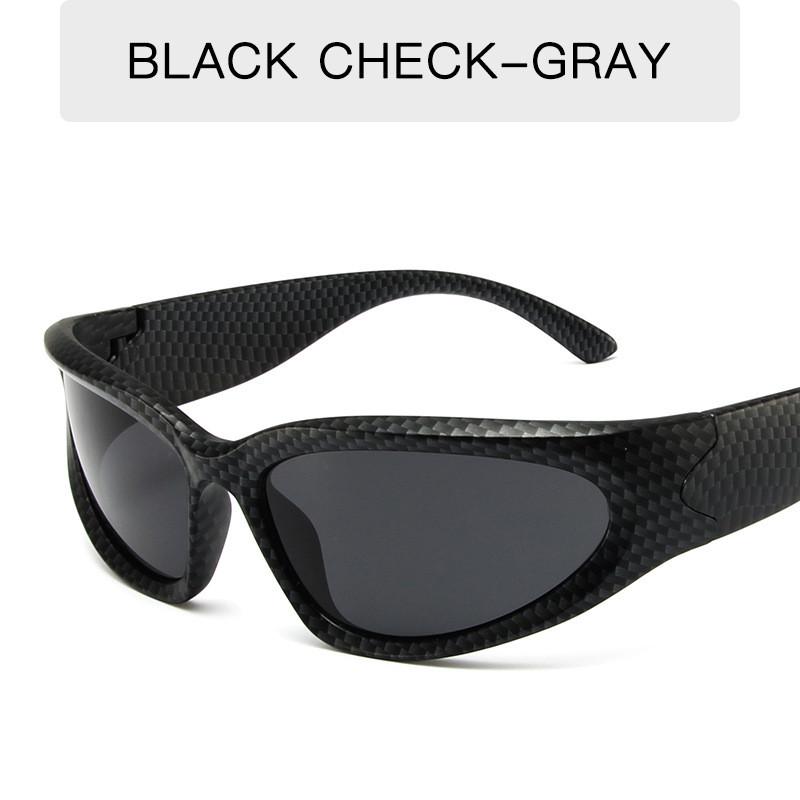 Future Style Cat Eye Sunglasses With Uv Protection For Outdoor Cycling And Street Fashion