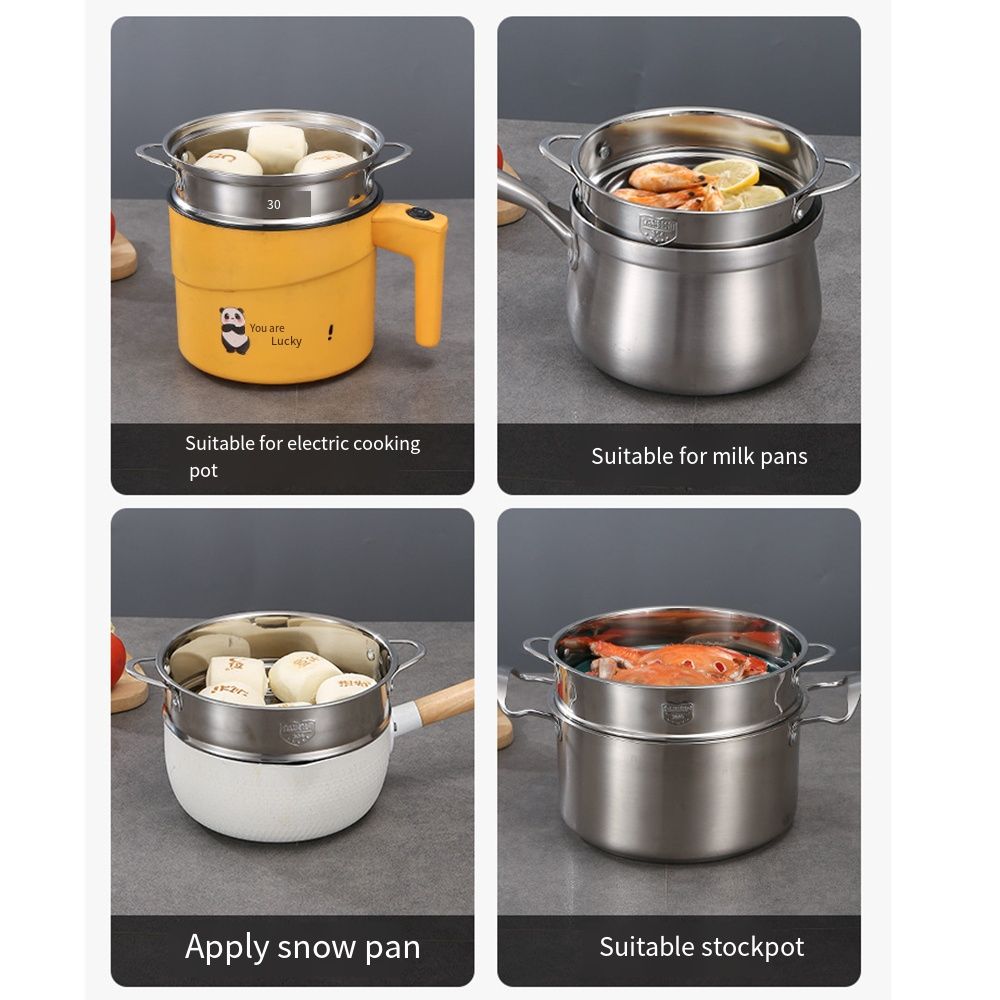 Steamed Stuffed Bun Food Steam Rack Thicken Egg Tray Stainless Steel Steamer  For Soup Pot Milk Pot