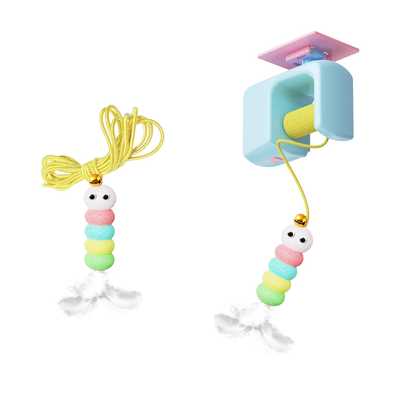 

Автоматическая подвесная интерактивная игрушка для кошек с перезаряжаемым мотором для охоты, упражнений и умственной стимуляции домашних кошек A