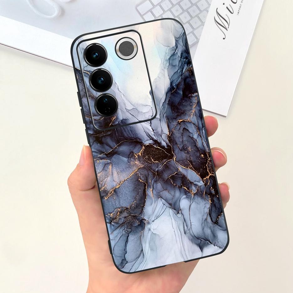 For Vivo V27 Case Vivo V27e V2237 Cute Fashion Painted Cover Soft Silicone Phone Case For Vivo V27 Pro V 27 V27e Back Cover Bags