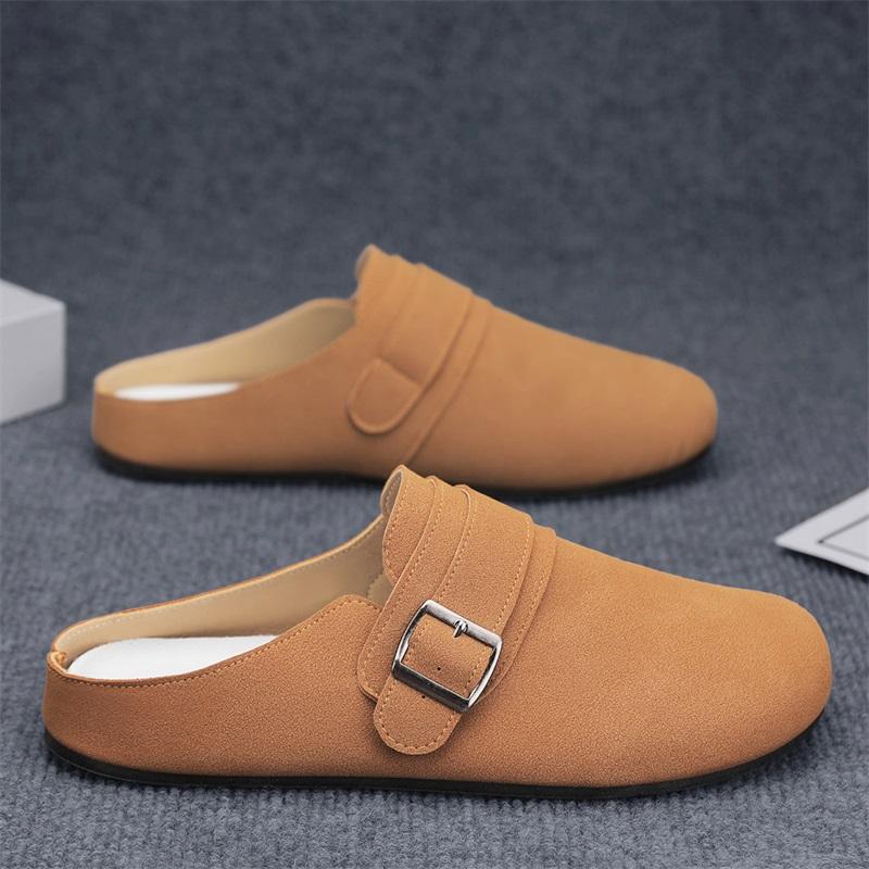 

Fashion CYYTL Mens Slippers Casual Outdoor Beach Shoes Summer Sandals Walking Slides Comfort Lightweight Luxury Designer Leather Fashion 44