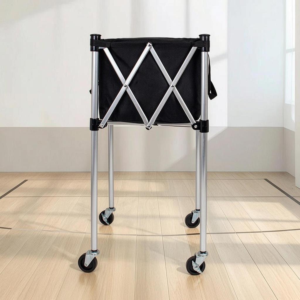 Ball Storage Cart Foldable Folding Athletic Gear Organizer
