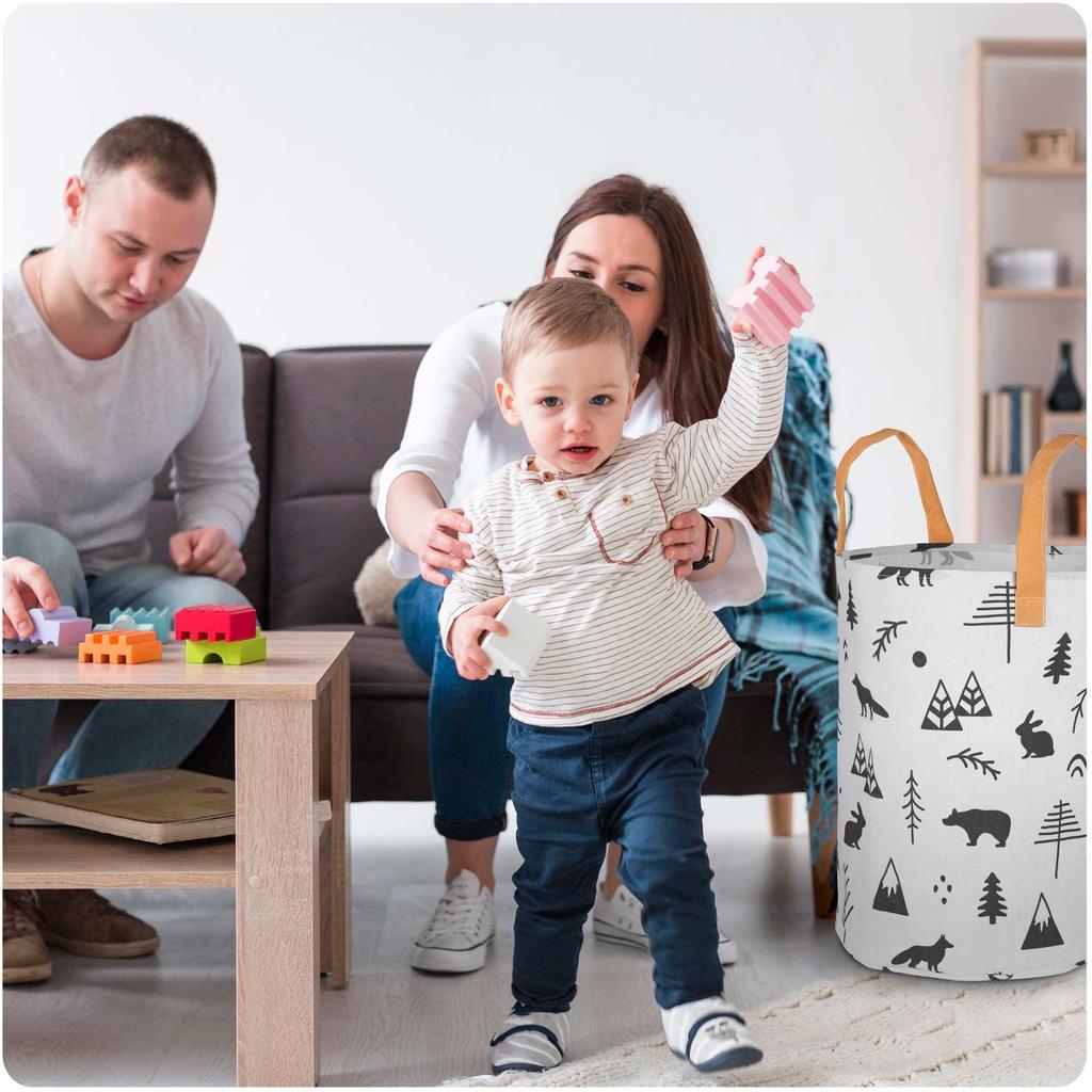 Nukido Toy Basket - White