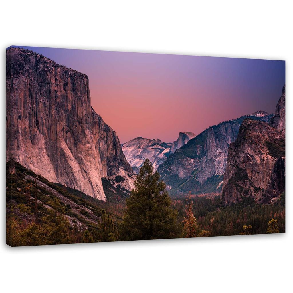 Imprimeu pe pânză, Zori în munți