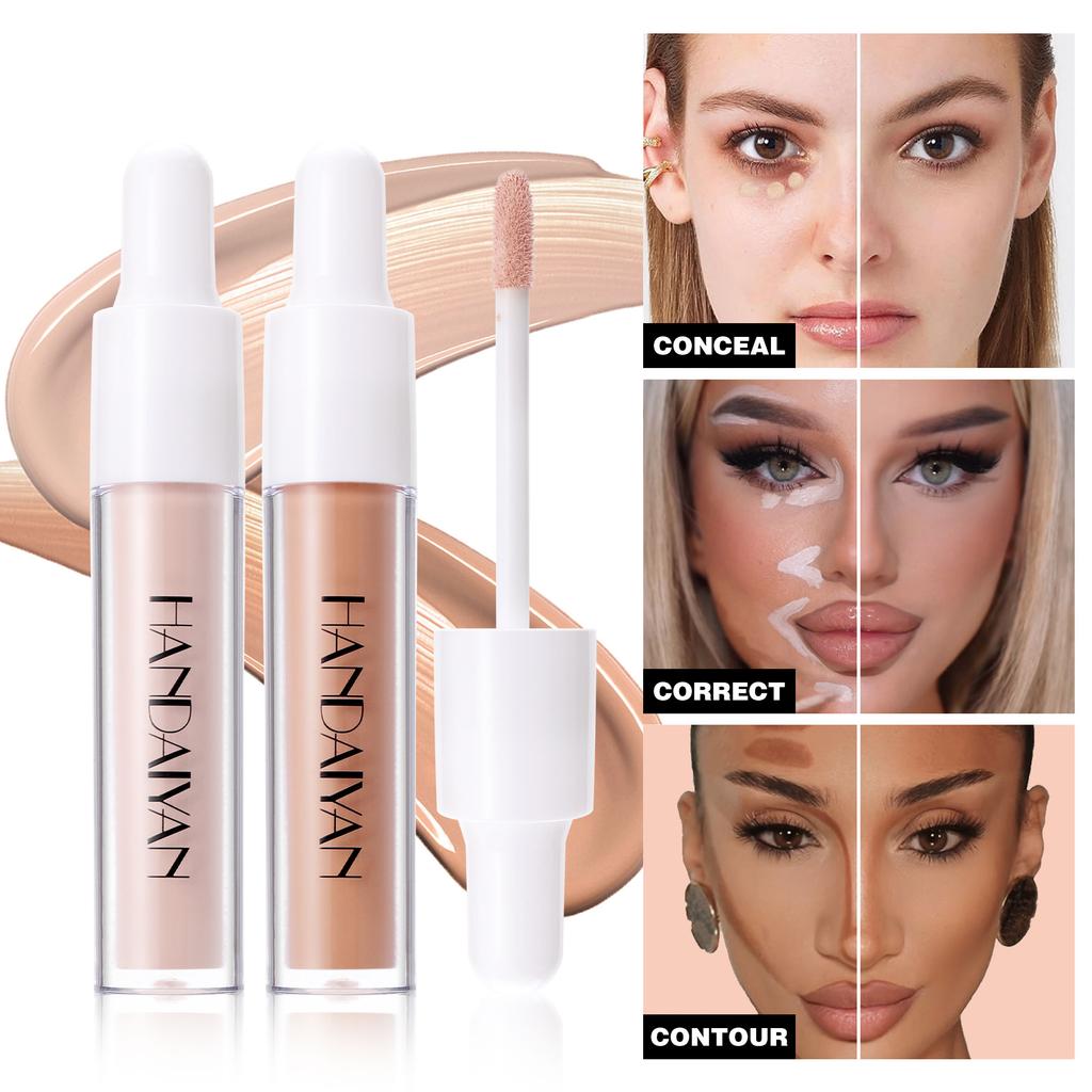 Liquid Concealer Matte High Coverage Waterproof Oil Control Moisturizing Long Lasting Concealer Professional Face Makeup