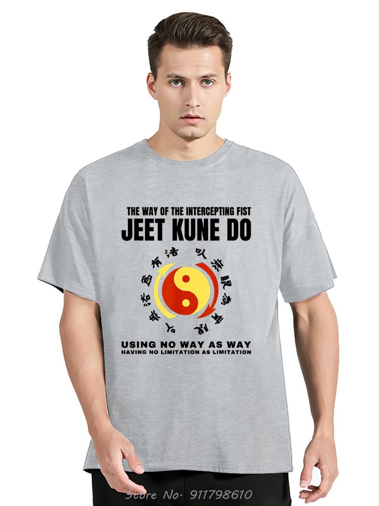 

The Way Of Intercepting Fist Jeet Kune Do Fitness T-Shirt Short Sleeve Tee Oversized tshirt Unisex O-Neck Tshirt Men s Clothing S